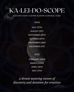 kaleidoscope: a dream weaving cocoon of discovery and devotion for creatives